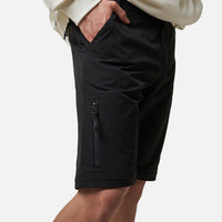 BLACK ZIP-OFF PANTS