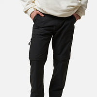 BLACK ZIP-OFF PANTS
