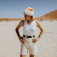 CREAM PAMPA WOMAN SHORTS