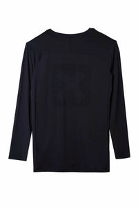 DEEP BLACK TRAIN LS TEE