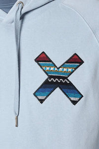 SUDADERA CON CAPUCHA CLASSIC ICE BLUE