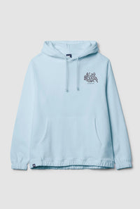 ICE BLUE FERN HOODIE