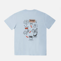 ICE BLUE TREASURE TEE