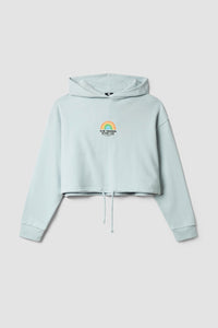 SUDADERA CON CAPUCHA MUJER RAINBOW ICE BLUE