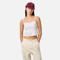 LILAC STRIPED WOMAN TANK TOP