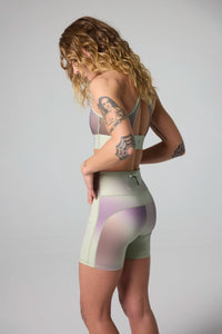 MULTICOLOR WOMEN'S ACTIVE SHORT LEGGINGS