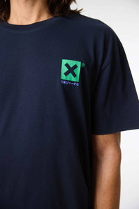 NAVY ONTAKE TEE