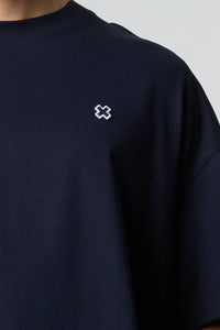 CAMISETA PATCH AZUL MARINO