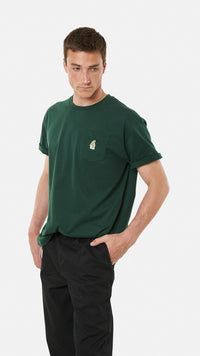 GREEN BANANA POCKET TEE
