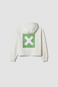 SUDADERA CON CAPUCHA MUJER NATURE BLANCO ROTO