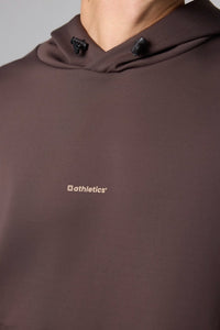 SOLID BROWN NON-GRAVITY HOODIE