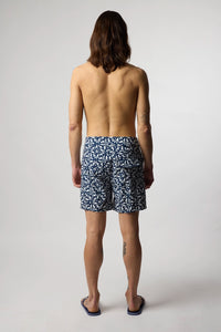 NAVY BUBBLE BOARDSHORTS
