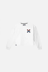 WHITE CLASSIC WOMAN CREW
