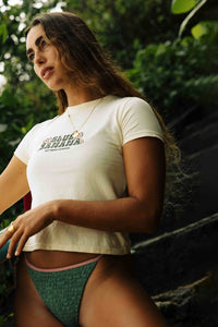 CAMISETA MUJER HARDY CREMA