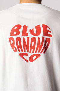 CAMISETA MANGA LARGA HEART BLANCA