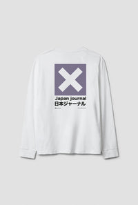 WHITE JOURNAL LS TEE