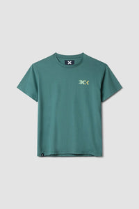 AMAZON GREEN BLOCK TEE