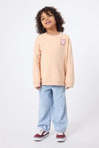 SUDADERA KIDS NATURE APRICOT