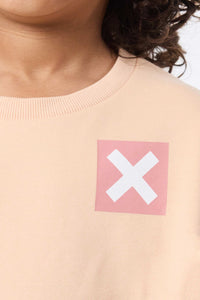 SUDADERA KIDS NATURE APRICOT