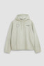 BEIGE WASHED LOGO HOODIE