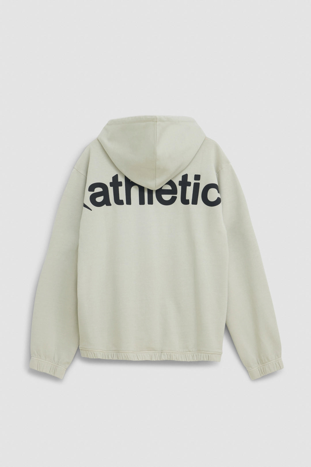 BEIGE WASHED LOGO HOODIE