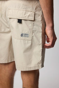 BEIGE WAVE SHORTS