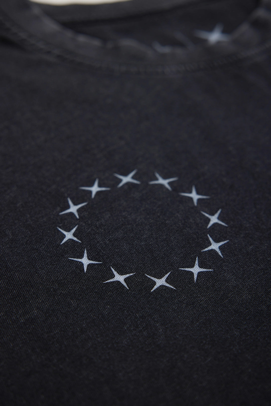 BLACK CIRCLE WASH TEE