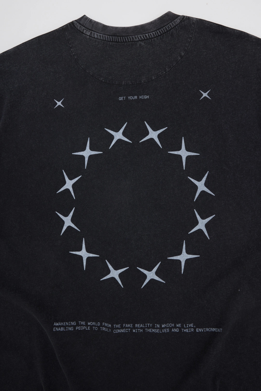 BLACK CIRCLE WASH TEE