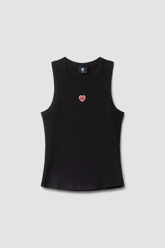 BLACK HEART WOMAN TANK TOP
