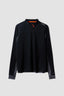 BLACK IN HALF ZIP CREW