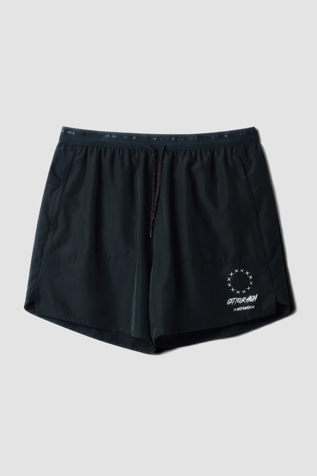 BLACK TRAIN SHORTS