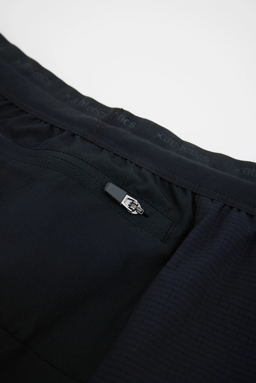 BLACK TRAIN SHORTS