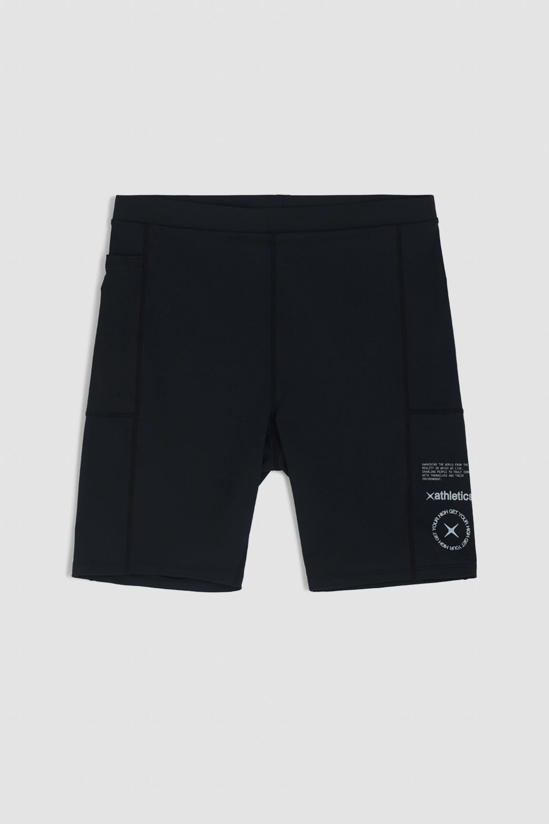 BLACK TRAIN SHORT LEGGINS