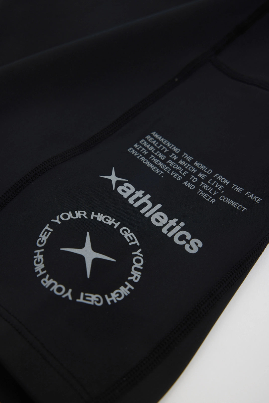 BLACK TRAIN SHORT LEGGINS