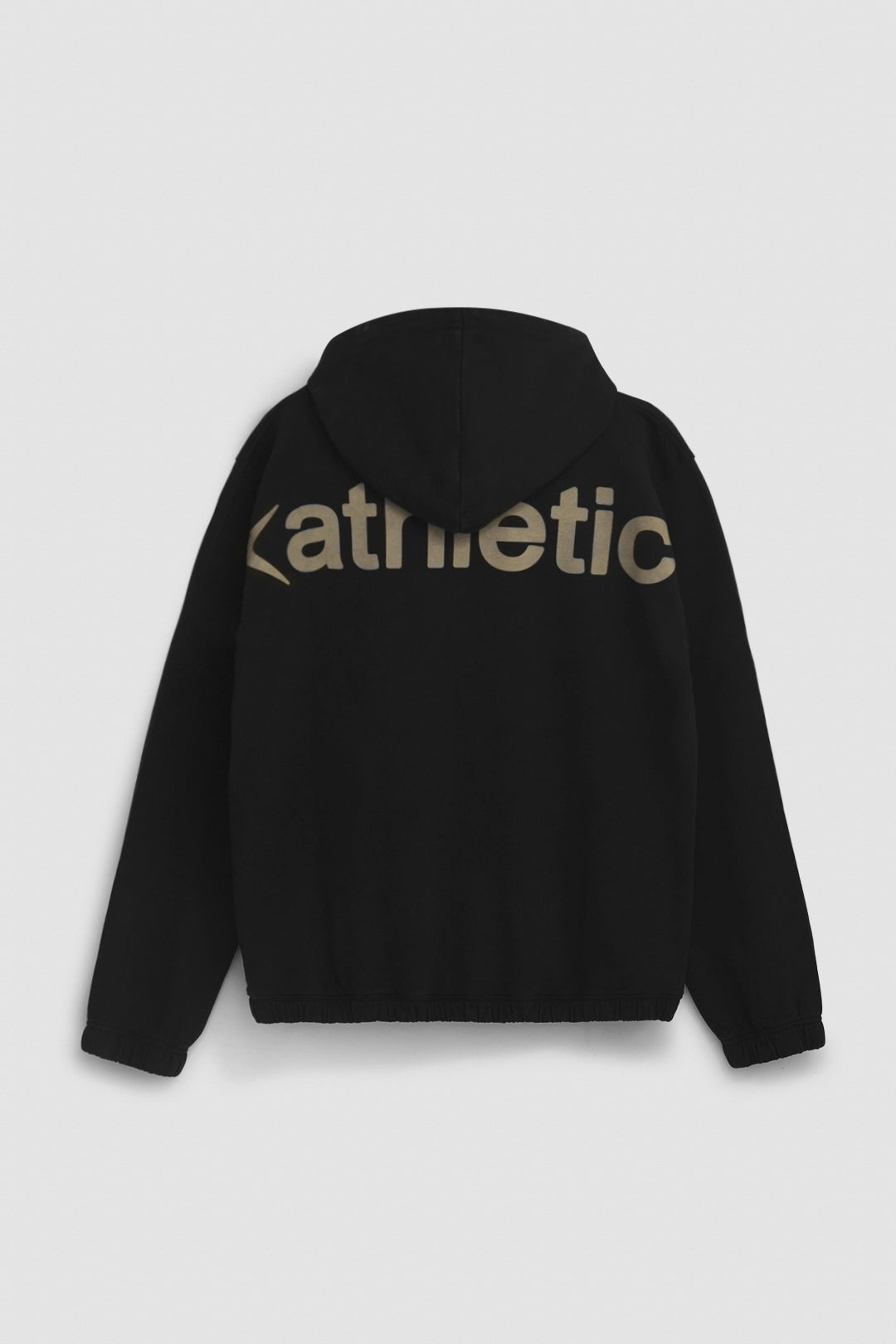 BLACK WASHED LOGO HOODIE