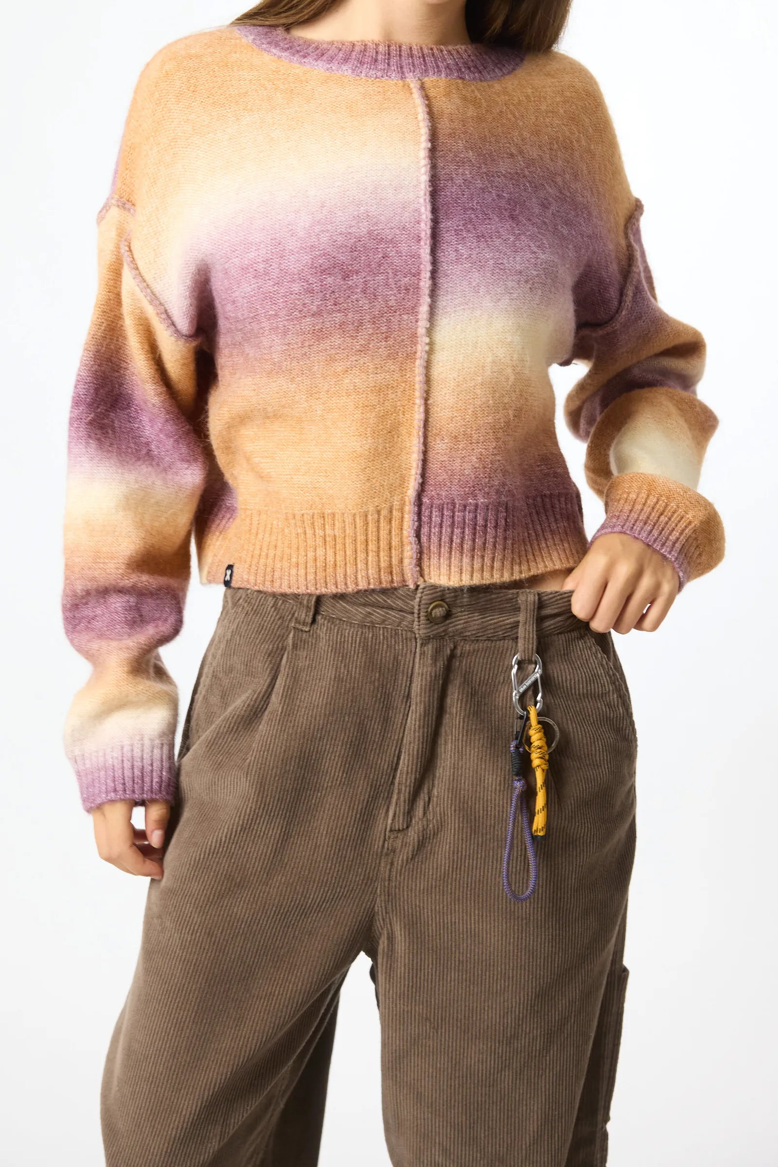 BROWN MIMI WOMAN STRAIGHT PANT