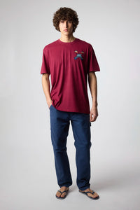 BURGUNDY CLASSIC TEE