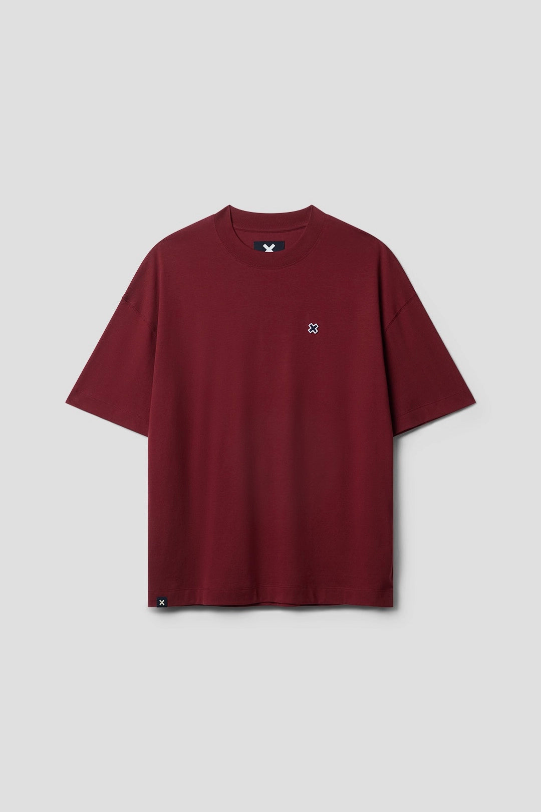 BURGUNDY PATCH TEE