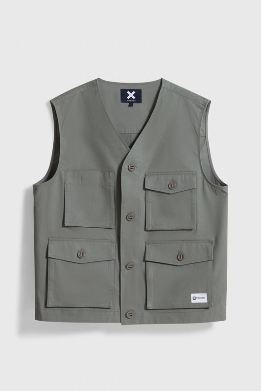 OLIVE GREEN CARGO VEST