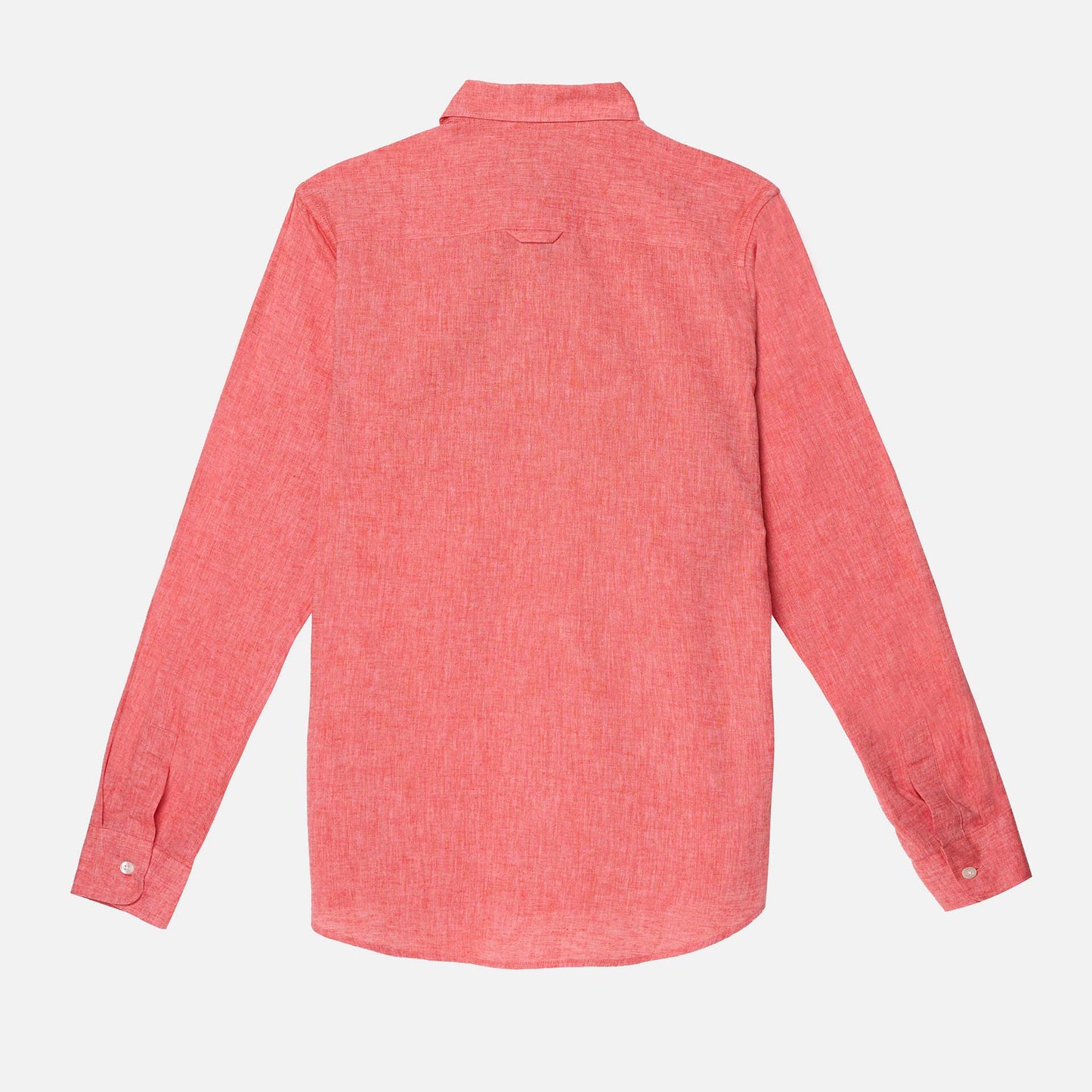 CORAL LINEN SHIRT