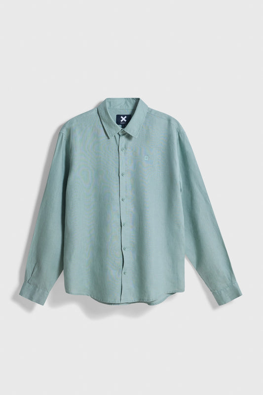 SAGE CORE LINEN SHIRT