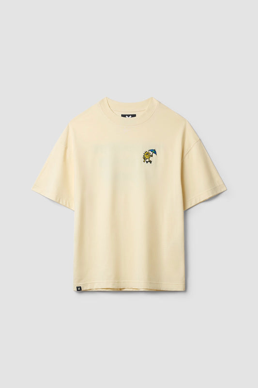 CAMISETA QUILT CREMA