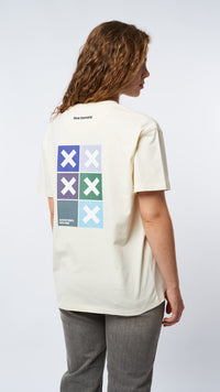 CREAM SQUARE TEE