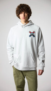 LIGHT GREY MELANGE CLASSIC HOODIE
