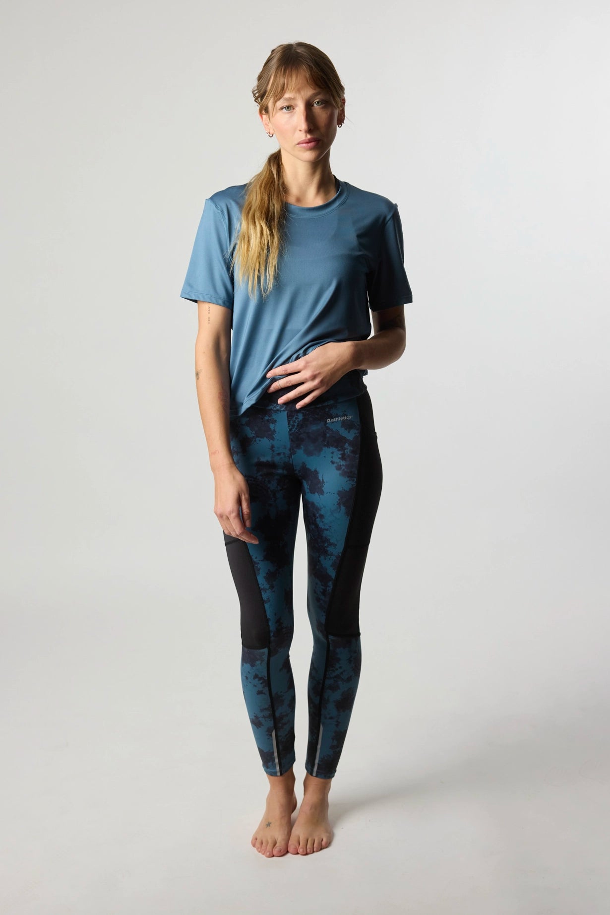 DARK BLUE ACTIVE WOMAN LEGGINGS