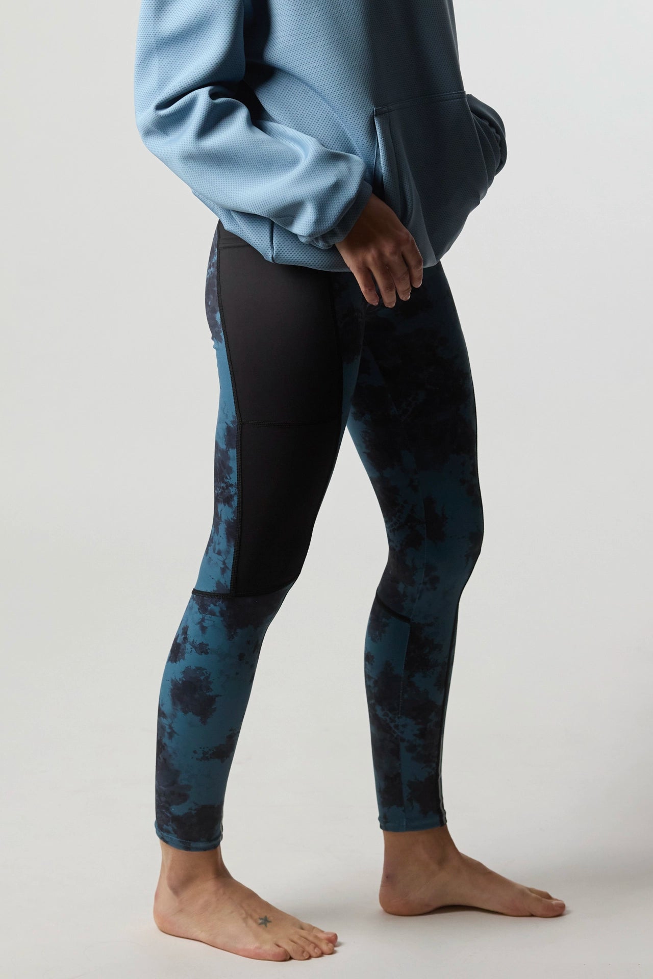 DARK BLUE ACTIVE WOMAN LEGGINGS