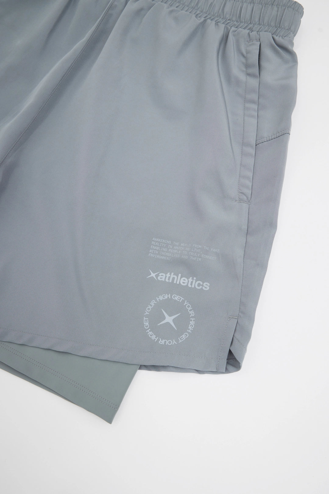 DARK GREY DUST SHORTS