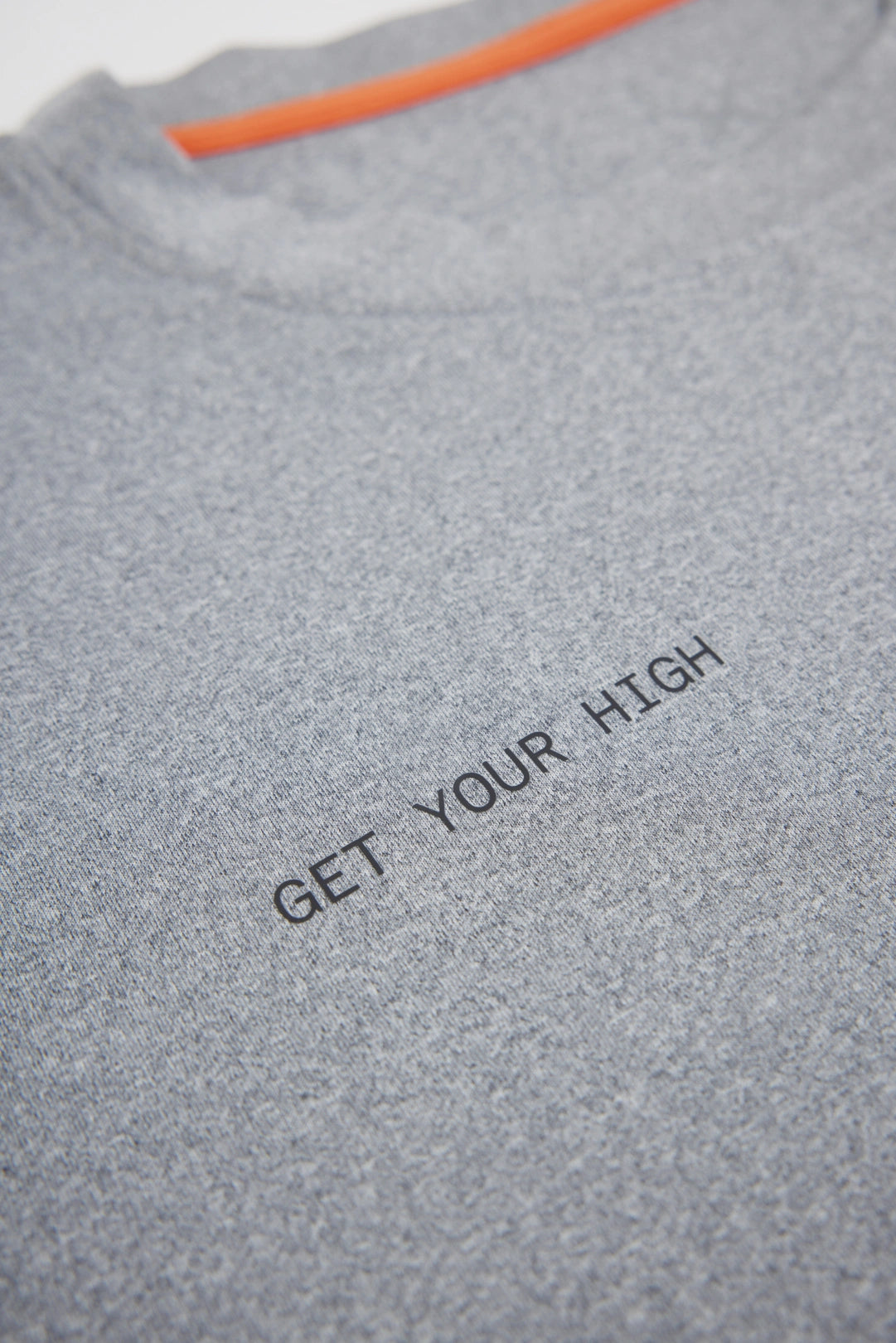 DARK GREY MELANGE TRAIN TEE