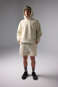 SUDADERA CON CAPUCHA TECH DUSTY CREAM