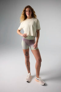 DUSTY CREAM TRAIN WOMAN TEE